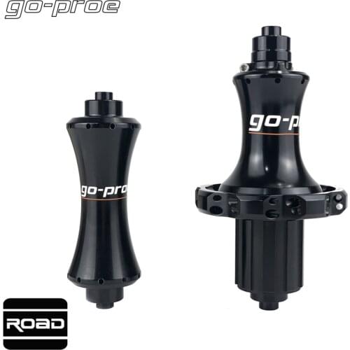 Go-proe G06 Road Bike Straight Pull Hub Shimano 11 Speed Freebody Front QR100mm Rear QR130mm 20-24H(2;1) For Road Bicycle Wheels