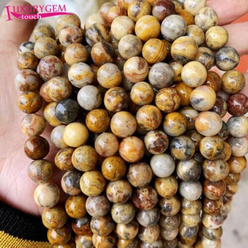 High Quality Natural Multicolor Agates Stone Round Shape Loose Spacer Smooth Beads 4/6/8/10/12mm Jewelry Accessory 38cm sk24