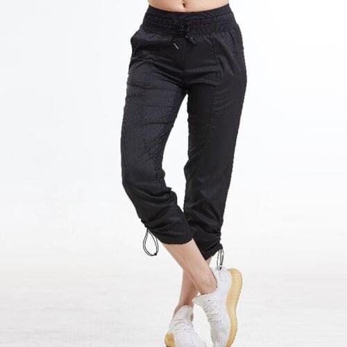 2020 women Workout Running Trousers 4 Way Stretch Ankle-Length Pants pants