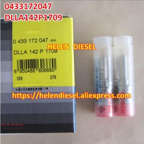 100% genuine injector nozzle 0433172047 , 0 433 172 047, 0433172 047, DLLA142P1709 , DLLA 142 P1709 , DLLA 142P1709