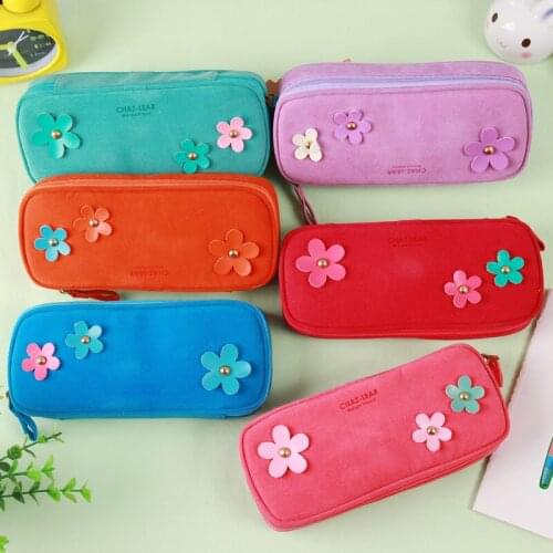 4PCS Korea Stationery Flowers Multifunction Bags Incense Cheryl Creative Organizer