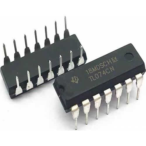 60pcs/lot TL074CN Operational Amplifiers - Op Amps JFET Input Low Noise New and original