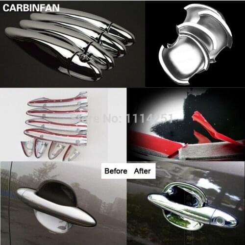 ABS Chrome Door Handle Cover + Door Bowl Insert Trim Cup 12Pcs/Set For 2011 2012 2013 2014 Kia Sportage r