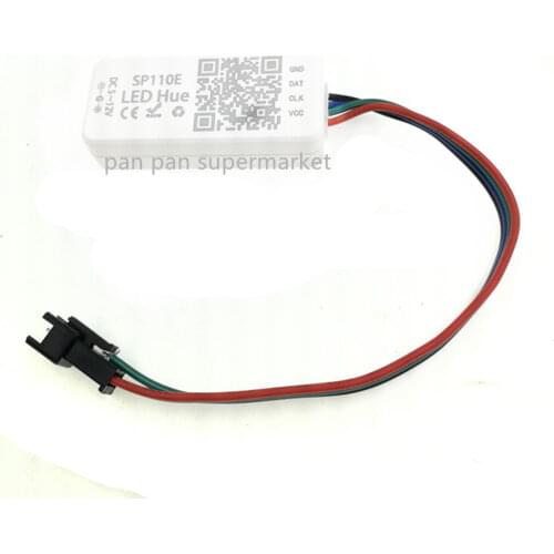 DC5-24V SP110E Bluetooth Pixel light Controller by smart phone APP For WS2812B SK6812 LPD8806 DMX512 1903 RGB/RGBW led strips