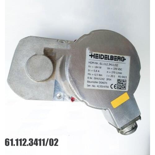 For Heidelberg Motor Heidelberg Mink Motor Repair 61.112.3411/02 Printing Press Motor