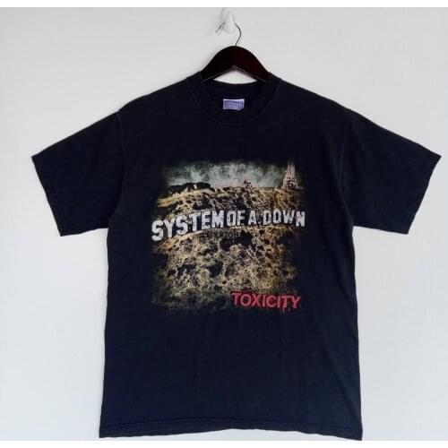 VINTAGE System of a Down SOAD American heavy metal band Toxicity album tour concert tee t shirt