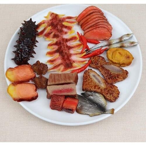 Simulation Meat Model for Restaurant Shop Window Food Display Artificial Beef Steak Mould for Photography Props Fake Steak Decor