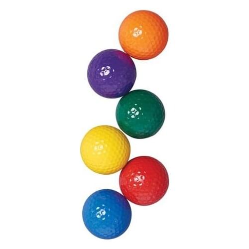 Game Class Golf Balls 6 Colors One Pack Two-layer Practice Balls