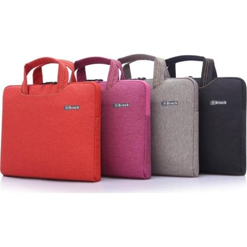 Brand New Unisex Laptop Bag Solid color Portable Briefcase For 13.3" & 14.4" & 15.6" Laptop Notebook Tablets