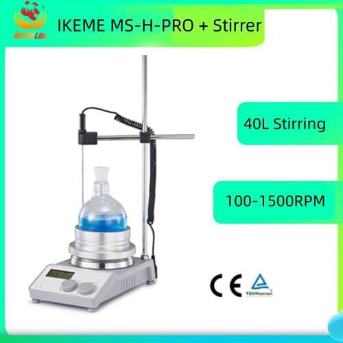 Heating Magnetic Stirrer Mixer Chemistry Laboratory Equipment LCD Digital 1500rpm Magnetic Stirrer Hot Plate With Stir Bar