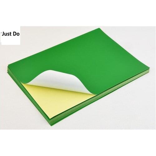 50sheet A4 self adhsive sticker label colorful paper sticker red green pink yellow paper stickers