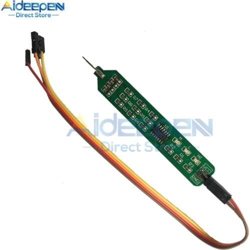 5V 3.3V Logic Tester Pen Level Tester Digital Circuit Debugger Logic Pulser Analyzer Detecting Probe Circuit Tool W/ Dupont Line