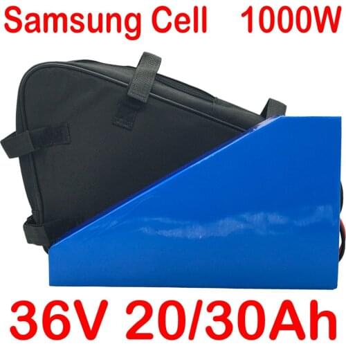 Free customs tax 36V 500W 1000W ebike battery 36V 20AH lithium battery 36V electric bicycle battery 30A BMS and 42V 2A charger
