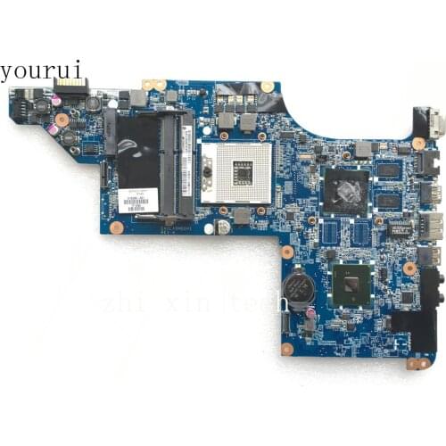 Yourui High quality For HP Pavilion DV6-3000 Laptop motherboard DA0LX6MB6H1 DDR3 Tested