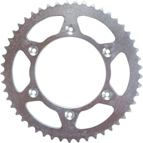 520 49T Rear Chain Sprocket 125mm For Honda Kawasaki Yamaha Ducati Motorcycle ATV Quad Pit Dirt Bike Buggy