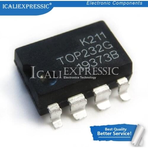 10PCS TOP232PN TOP232P DIP-7 TOP232GN TOP232G SMD-7