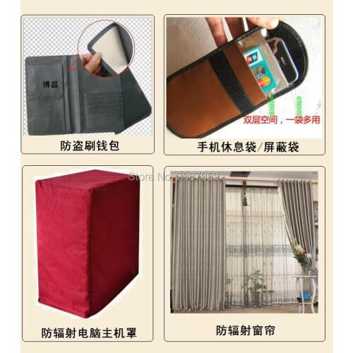 108cm X 100cm China factory signal shielding bag interlining fabric with cheap price