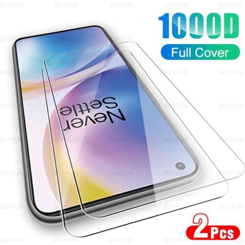 2pcs Full Cover screen protector film For OnePlus Nord2 5G Explosion proof tempered protective glas for one plus nord2 5g 6.44