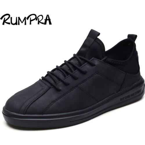 Black Skateboard Shoes Socks Sneakers For Retro Street Fashion Athletic Shoes Flats Male Sports Leather Shoes Men Skate Shoes