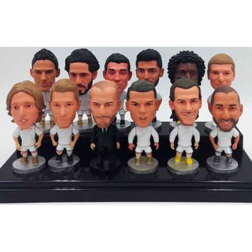 Soccer Player 2.5inch Mini Mode RM.HAZARD RAMOS BENZEMA ZIDANE MODRIC Footballplayer Action Figures doll