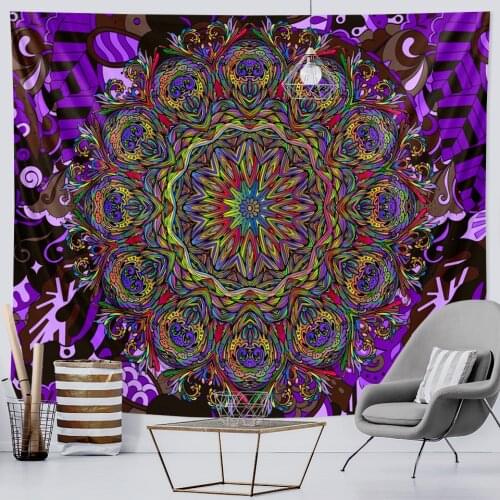 Indian Mandala tapestry witchcraft home art decorative tapestry Hippie Bohemian decorative sofa blanket yoga mat