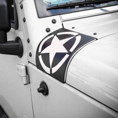 Cowl Body Armor Cover For Jeep Wrangler Rubicon Sahara JK & Unlimited 2007-2017