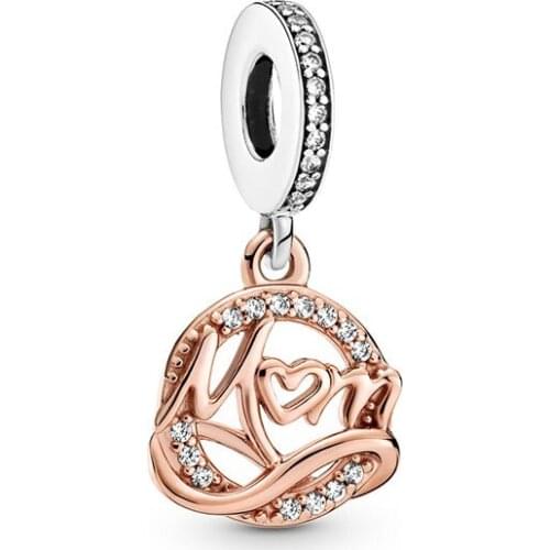 100% S925 Silver New Thanksgiving Maternal Love PAN Pendant Suitable For Original Pandora Bracelet Female Diy Charm Jewelry