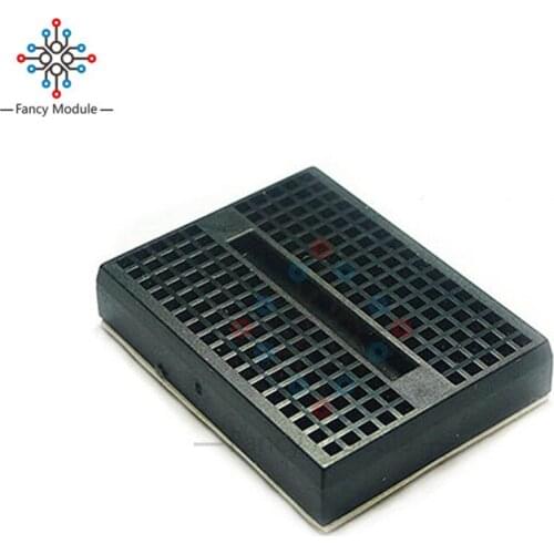 Mini Black Solderless Prototype Breadboard 170 Tie-points for Arduino Shield