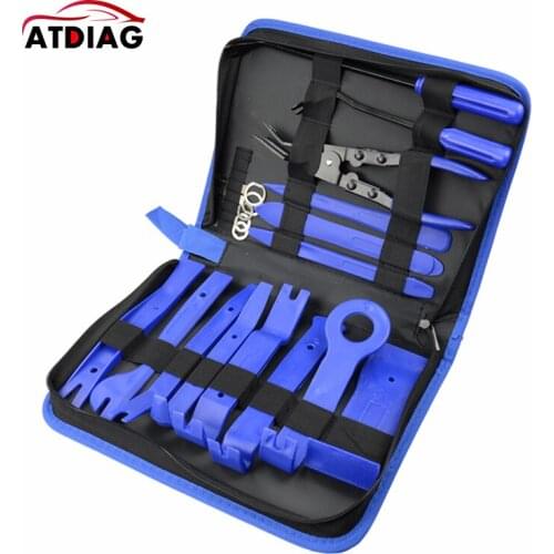 Car Dashboard Interior Pry Hand Tool Set Disassembly Tool Kit 19pcs/Set Car Radio Installer Tools Audio Removal Tool