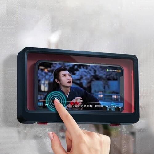 New Storage Shelf For Bathroom 360° Waterproof Phone Organizer Bathroom Rack For Toilet And Kitchen Home Bathroom Accessories