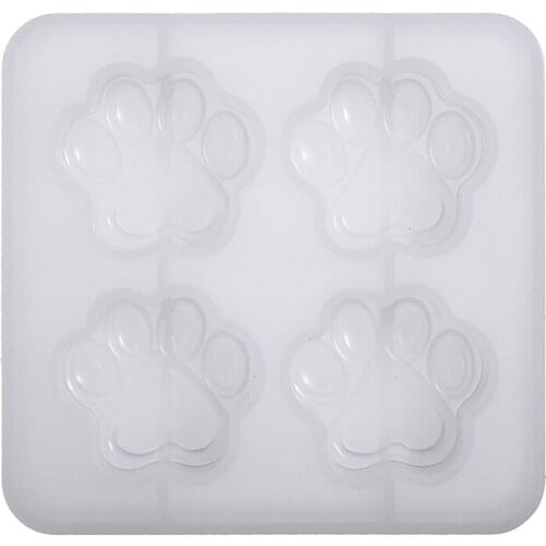 New Cat Paw Silicone Mold DIY Making Jewelry Handmade UV Resin Epoxy Mould Craft Cake Mold Chocolate Baking Mould