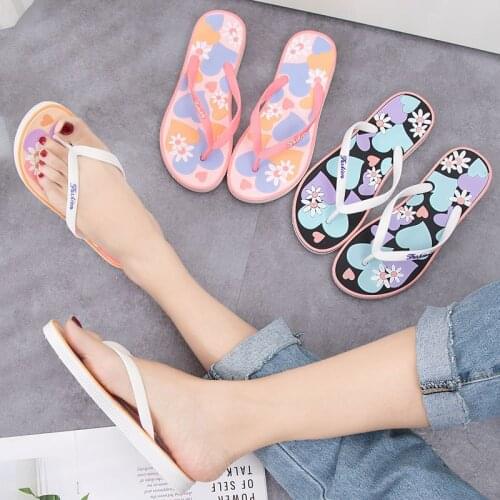 Summer Women Shoes Slippers Flip Flops Flower Soft Flat Non-slip Beach Slides Slippers Femme Shoes for Women босоножки женские