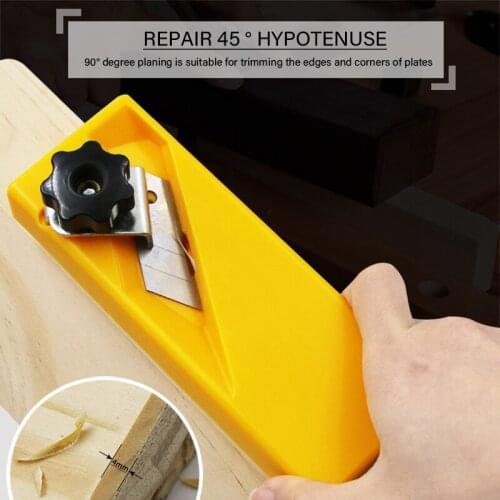 Woodworking Planer Manual Gypsum Board Plasterboard Right/Flat Angle Plane Drywall Edge Carpenter Chamfer Hand Saw Box Tool