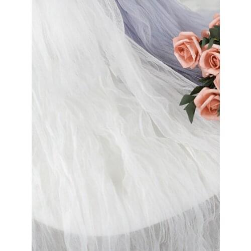 Crumpled Tulle Gauze Photography Backdrops Cloth Fotografie Material Life Photo Studio Photo Background Food Shoot Props