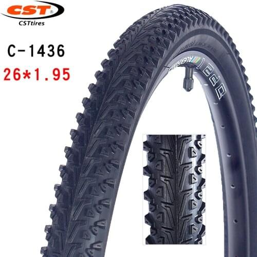 CST mountain bike tires C1436 26 inches 26*1.95 Bicycle accessories Steel wire tire Antiskid and wear resistant bicycle tire