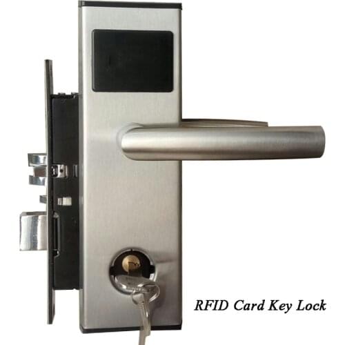 ANSI Standard Mortise 125KHZ T5577 RF RFID Card Key Electronic Hotel Door Lock Apartment Lock Swipe Card