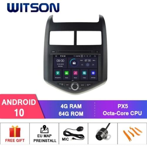 WITSON Android 10.0 IPS HD Screen for CHEVROLET AVEO SONIC GPS CAR DVD RADIO 4GB RAM+32GB FLASH 8 Octa Core+DVR/WIFI+DSP+DAB+OBD