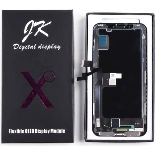 JK OLED For iPhone X LCD Display 100% Test Good AMOLED For iPhone X XS Screen 3D Touch True Tone Free Shipping Wholesale Price