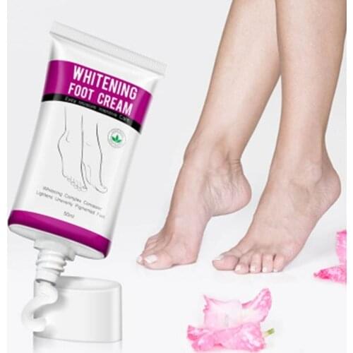 50ml Whitening Foot Cream Moisturizing Treatment Hydrating Nourishing Lightens Unevenly Pigmented Feet Care Lotion