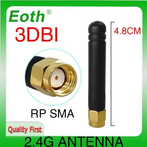 2.4GHz wifi antenna antena 3dBi Aerial RP-SMA Connector antena 2.4ghz antenne 2.4G wifi antenas wi-fi antennas Wireless Router