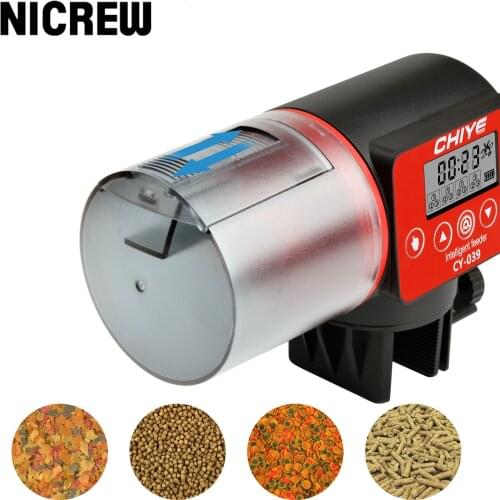 200ml Automatic Fish Feeder Moisture-Proof Electric Aquarium Fish Tank Timer Feeder Fish Food Dispenser Tool Auto Feeders