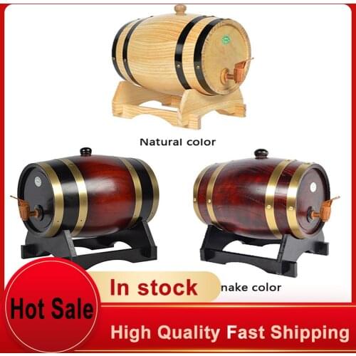 Oak Pine Wine Barrel Storage Special Barrel 1.5L And 3L Storage Bucket Beer Casks Beer Barrel Beer Keg Dropshipping Wholesale #d