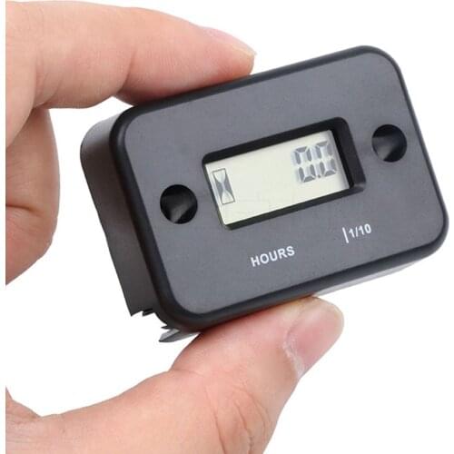 New Waterproof Digital Tachometer Counter Hour Meter For Marine ATV Snowmobile Motor Bike For 2/4 Stroke Gas Engine hot selling