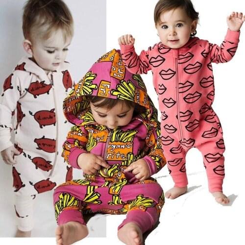 Baby Rompers Cotton Baby Boy Clothes Baby Girl Clothes Spring Newboen Baby Clothes Roupas Bebe Cartoon Infant Jumpsuits