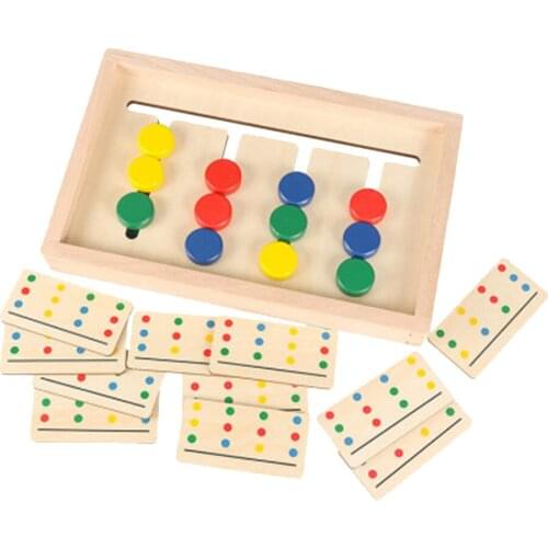 Color pairing childrens logic thinking training four-color game walk ingress early to teach beneficial intelligence