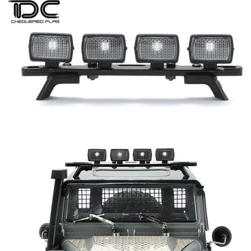 DJ Roof Light/Four-Light/Searchlight/Spotlight For TRAXXAS TRX4 Bronco AXIAL SCX10 WPL-D12 RC Toy Car Parts