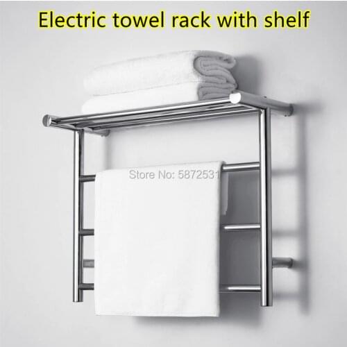 Concealed Install 304 stainless steel Electric towel rack Intelligent bathroom towel warmer rack shower room heated towel warme