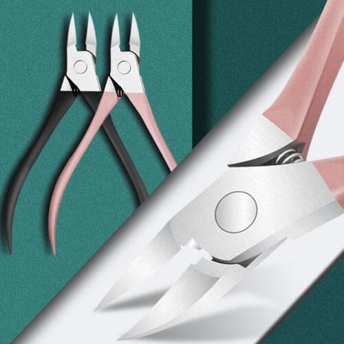 Professional Nail Art Clipper Nipper Dead Skin Shear Polishing Sanding Manicure Care Tools Stainless Steel Nail Cutter Scissors