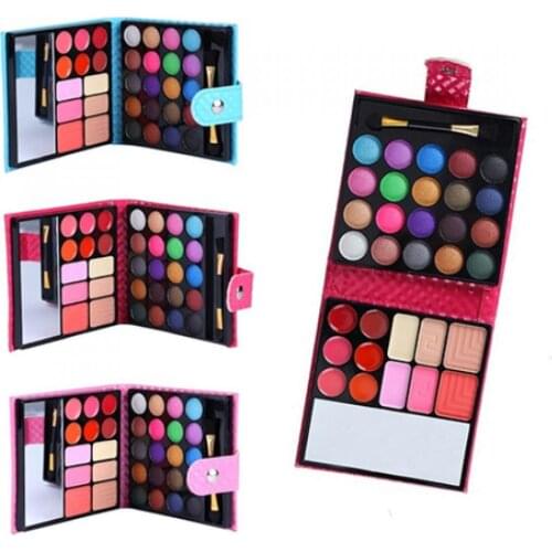 Long Lasting Cosmetic Eye Shadow 32 Colors Bright Makeup Eyeshadow Palette