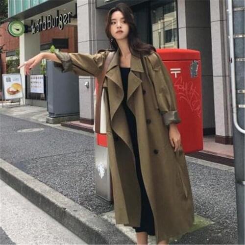 Lovepeapomelo Women's Classic Trench Coats